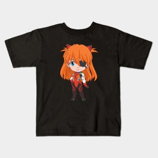 Asuka Langley EVA Unit 02 Pilot Kids T-Shirt